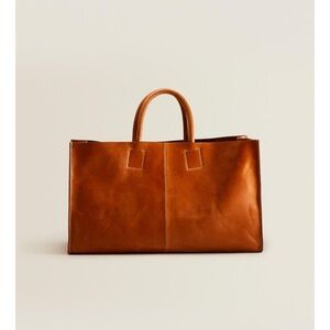 Zara Leather Tote Bag